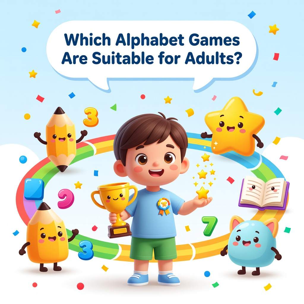 Alphabet Games for adults learning English spelling