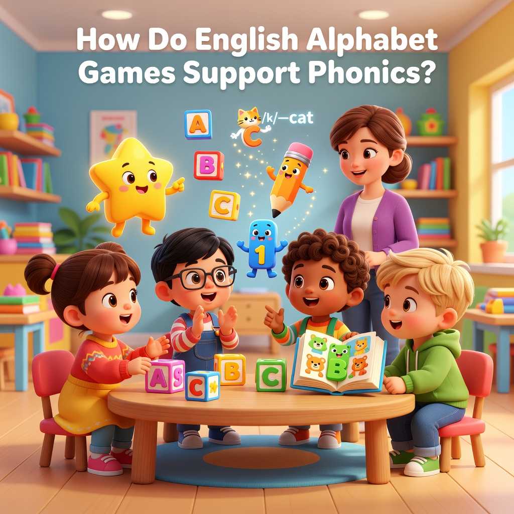 Alphabet Games English phonics and letter-sound activity