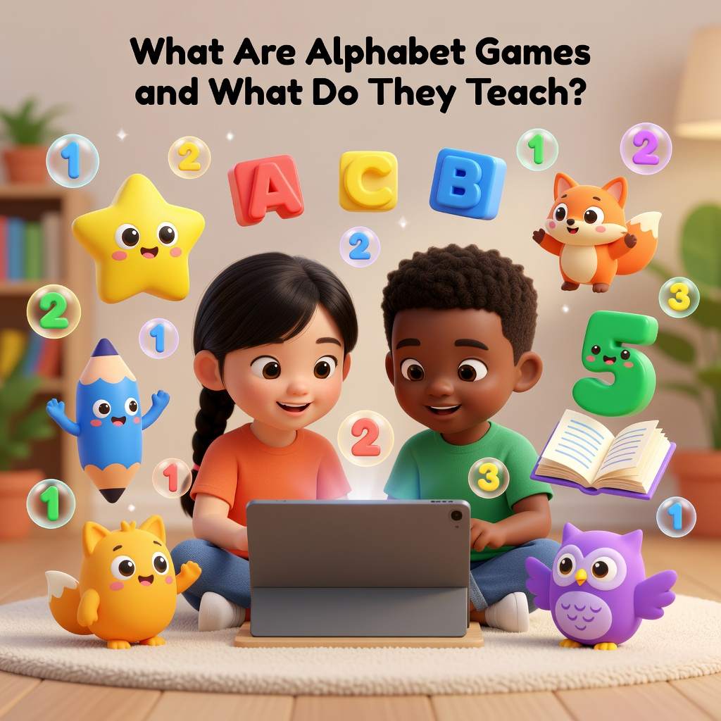 Alphabet Games letter recognition and early literacy activity
