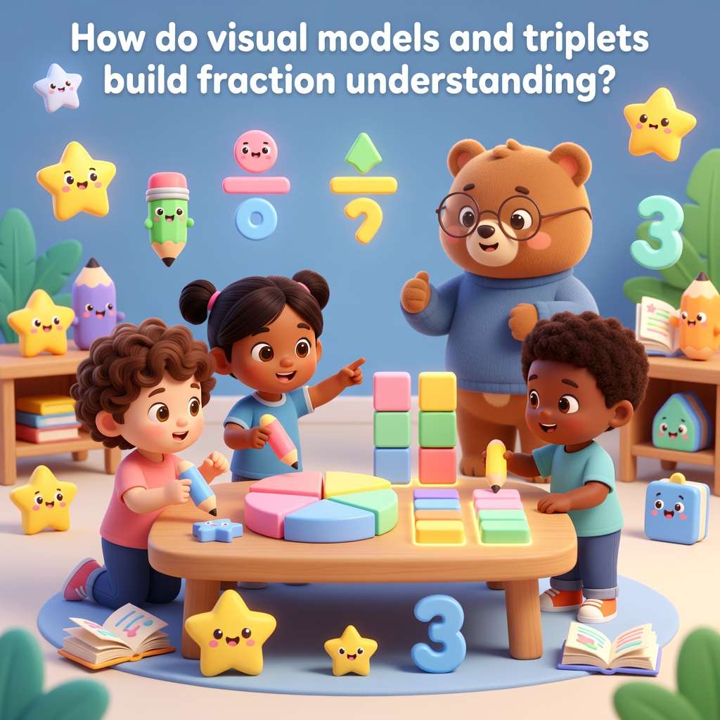 fraction games equivalent visual models and triplets activity