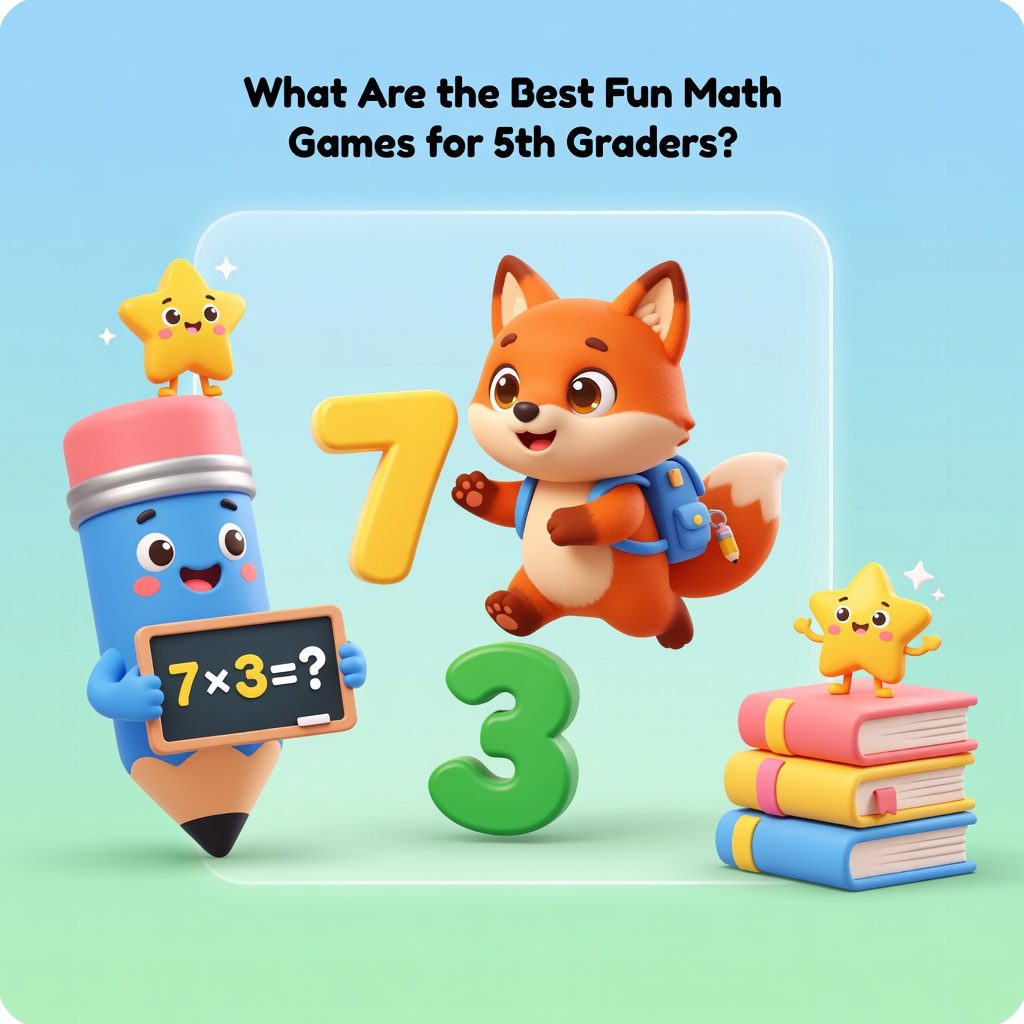 fun math games for 5th graders covering fractions decimals and geometry
