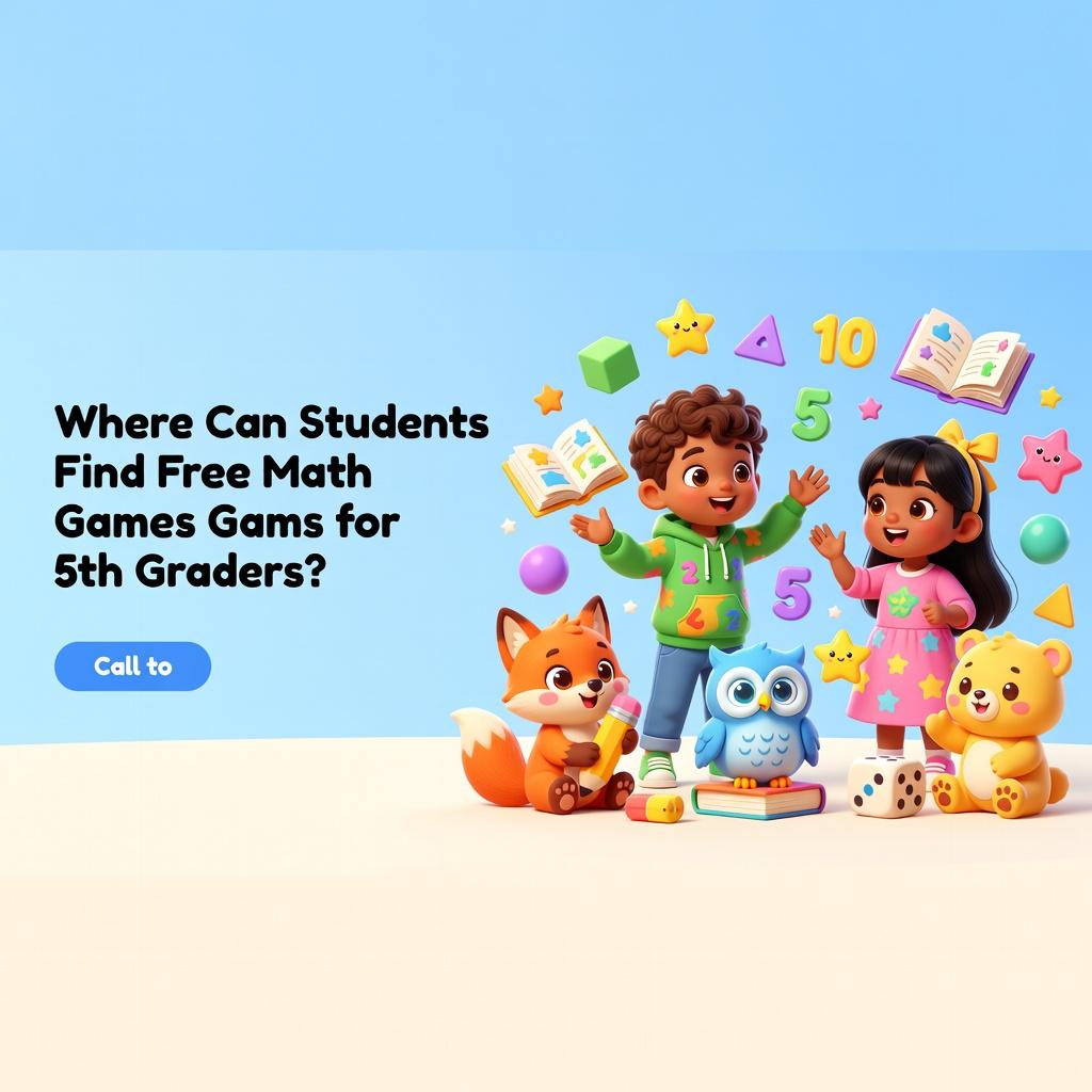 Free Math Games for 5th Graders using printable cards dice and online activities