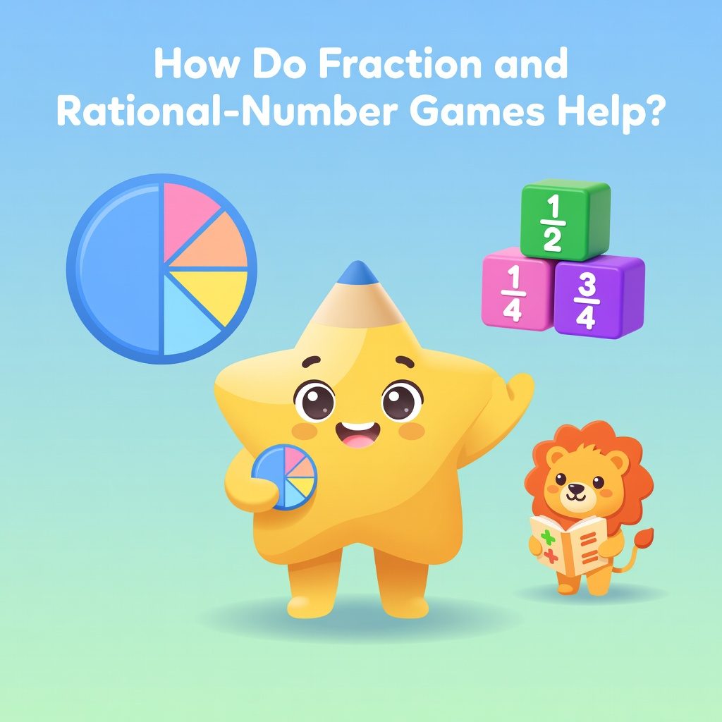 Math Games for 6th Graders with fractions rational numbers and number lines