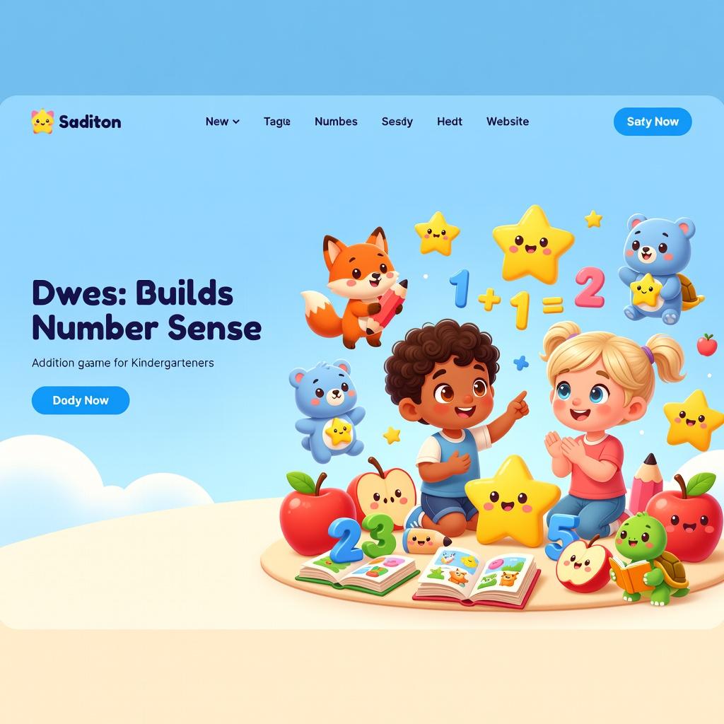Math Games for Kindergarten addition game with counters