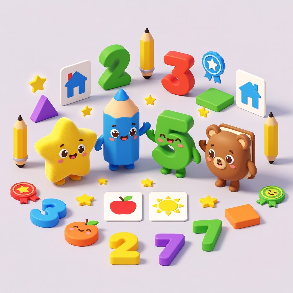 Math Games for Kindergarten PDF counting and matching activity