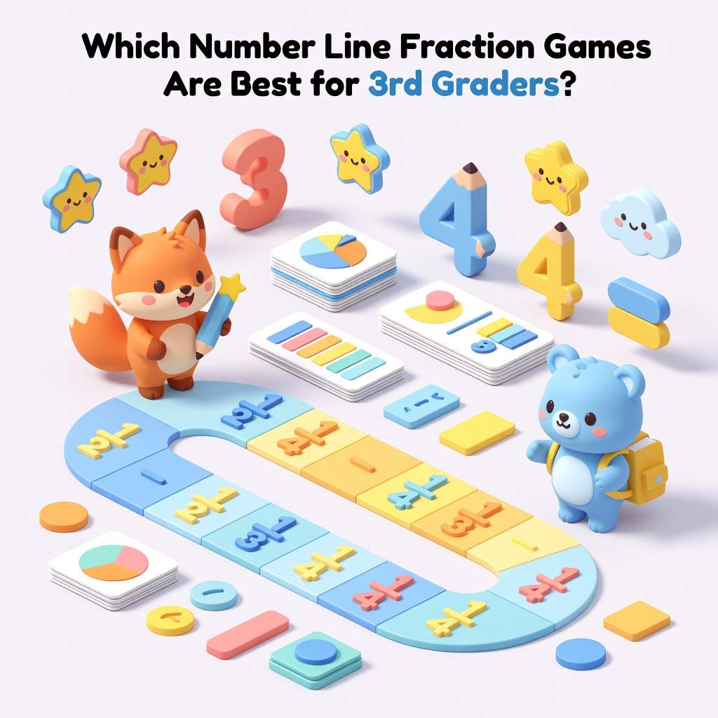 number line fraction games for 3rd graders