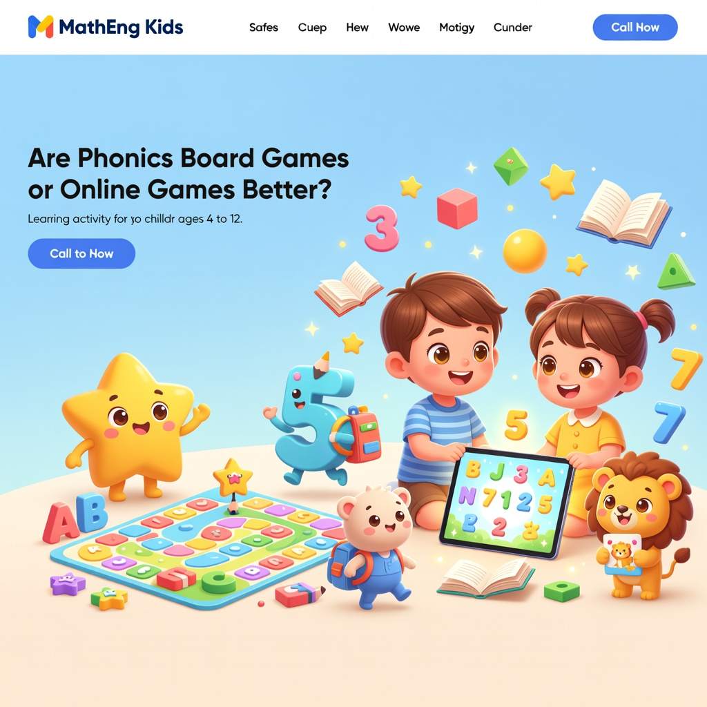 phonics games for first graders comparing board and online activities