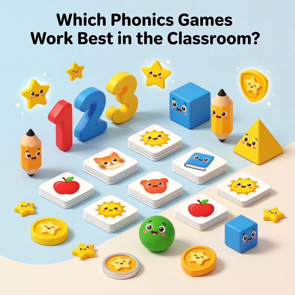 phonics games for kindergarteners during an interactive classroom activity