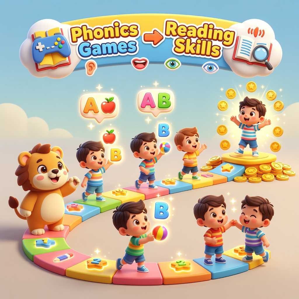 Phonics Games letter and sound matching overview