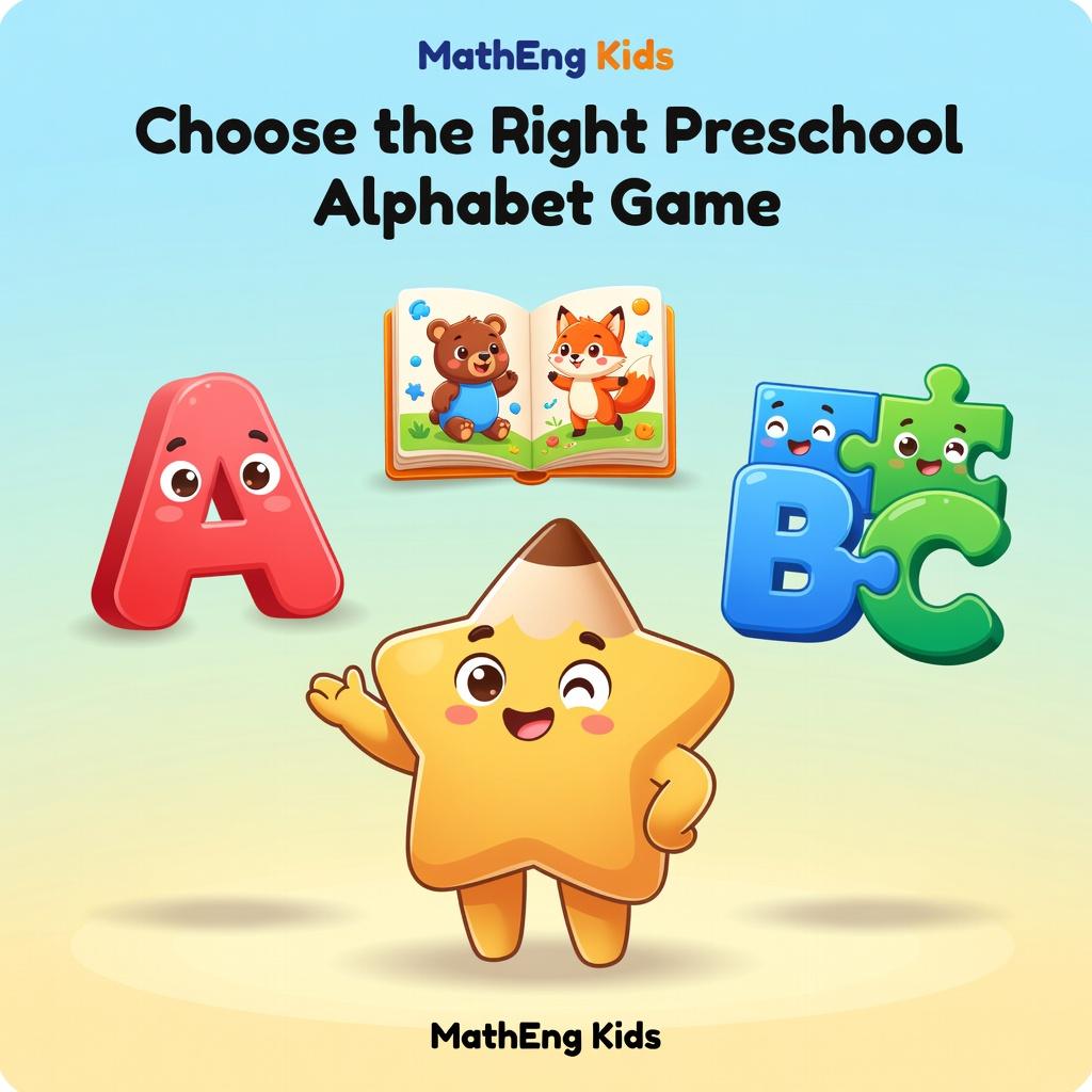 preschool alphabet games comparison for selecting suitable letter activities