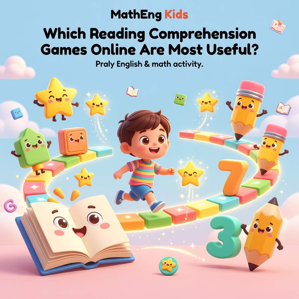 Reading Comprehension Games online with interactive questions