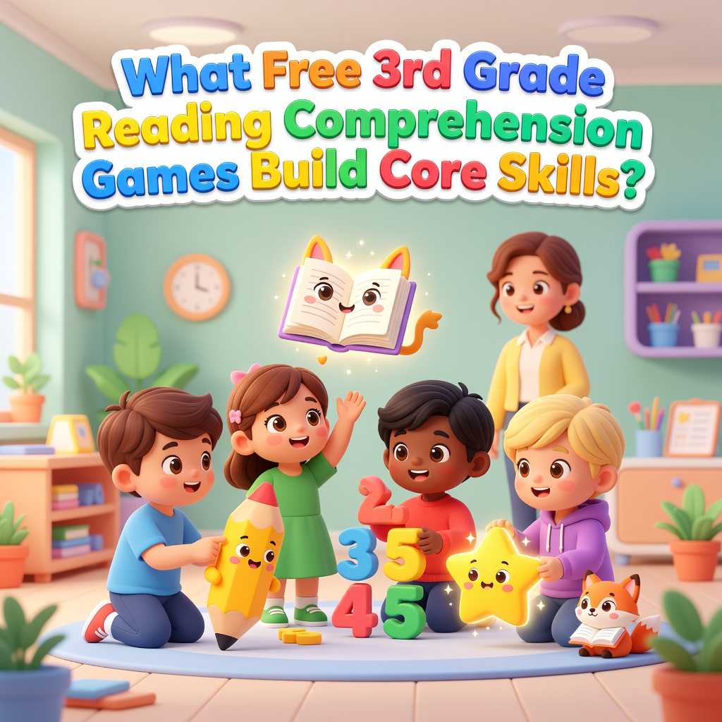 Reading Comprehension Games for free third grade practice