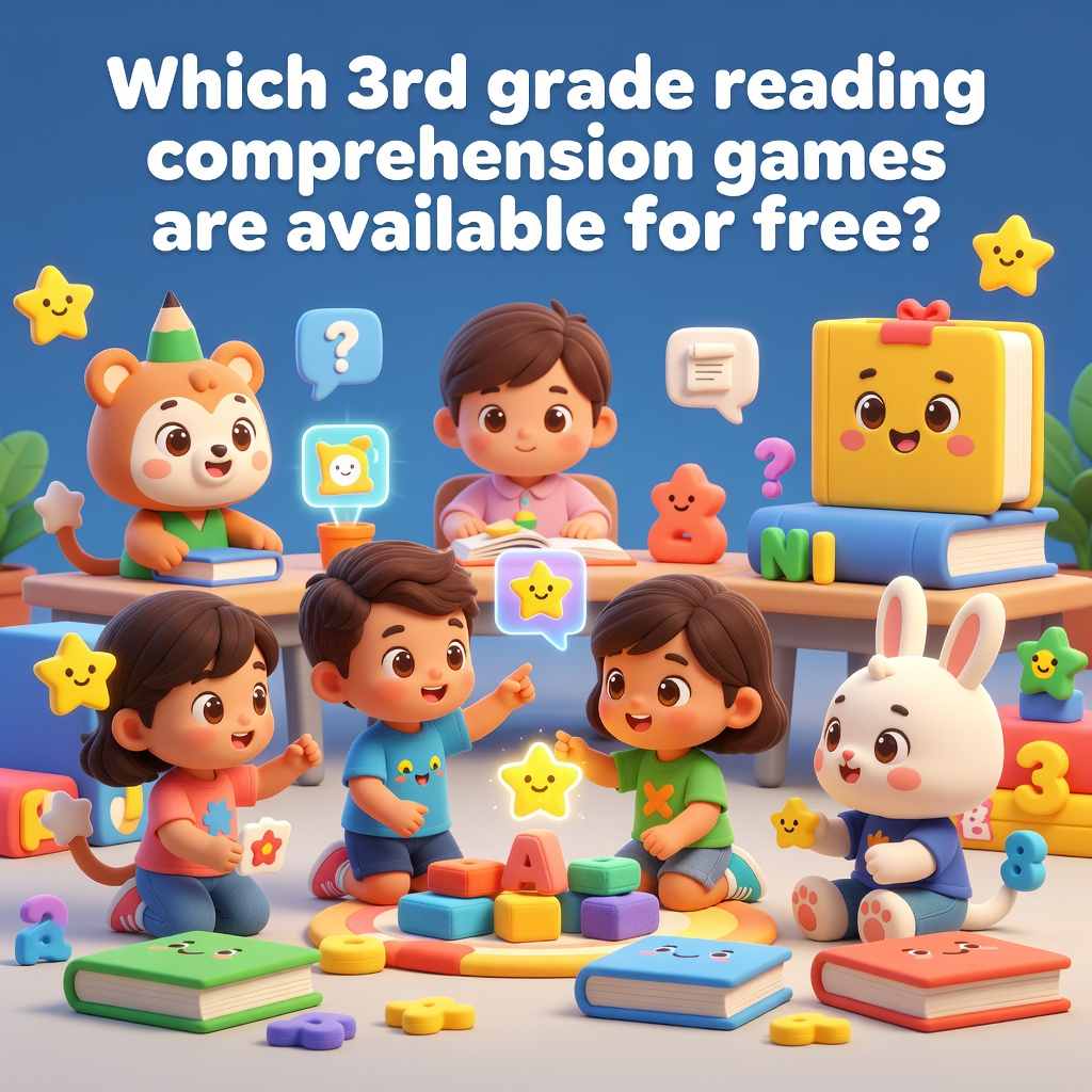 reading comprehension interactive games with free third grade activities