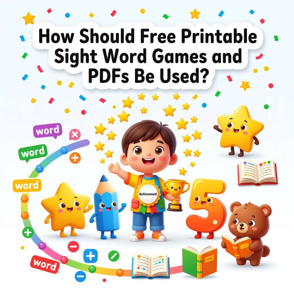sight word games for 1st graders free printable PDF activities
