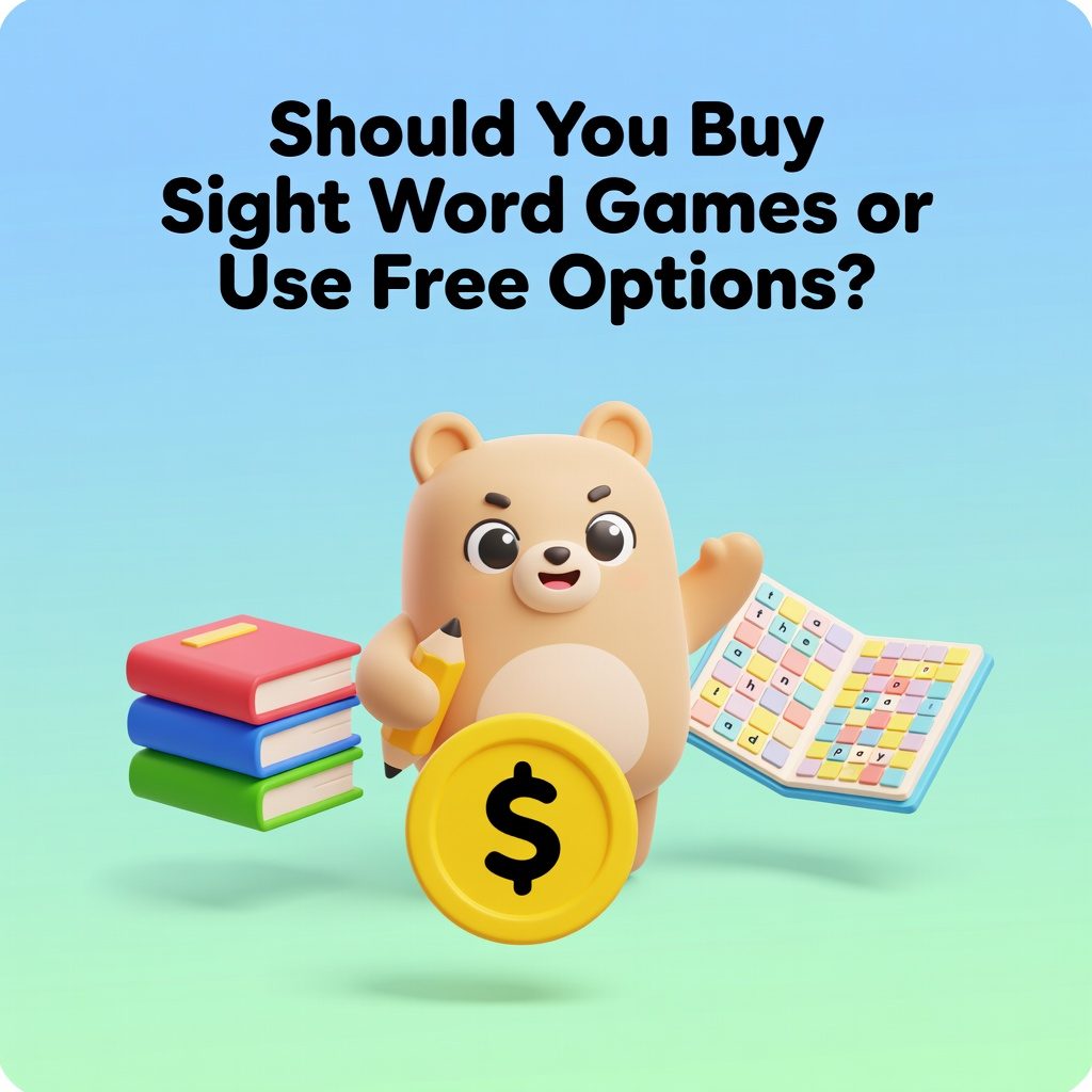 Sight Word Games paid and free option comparison