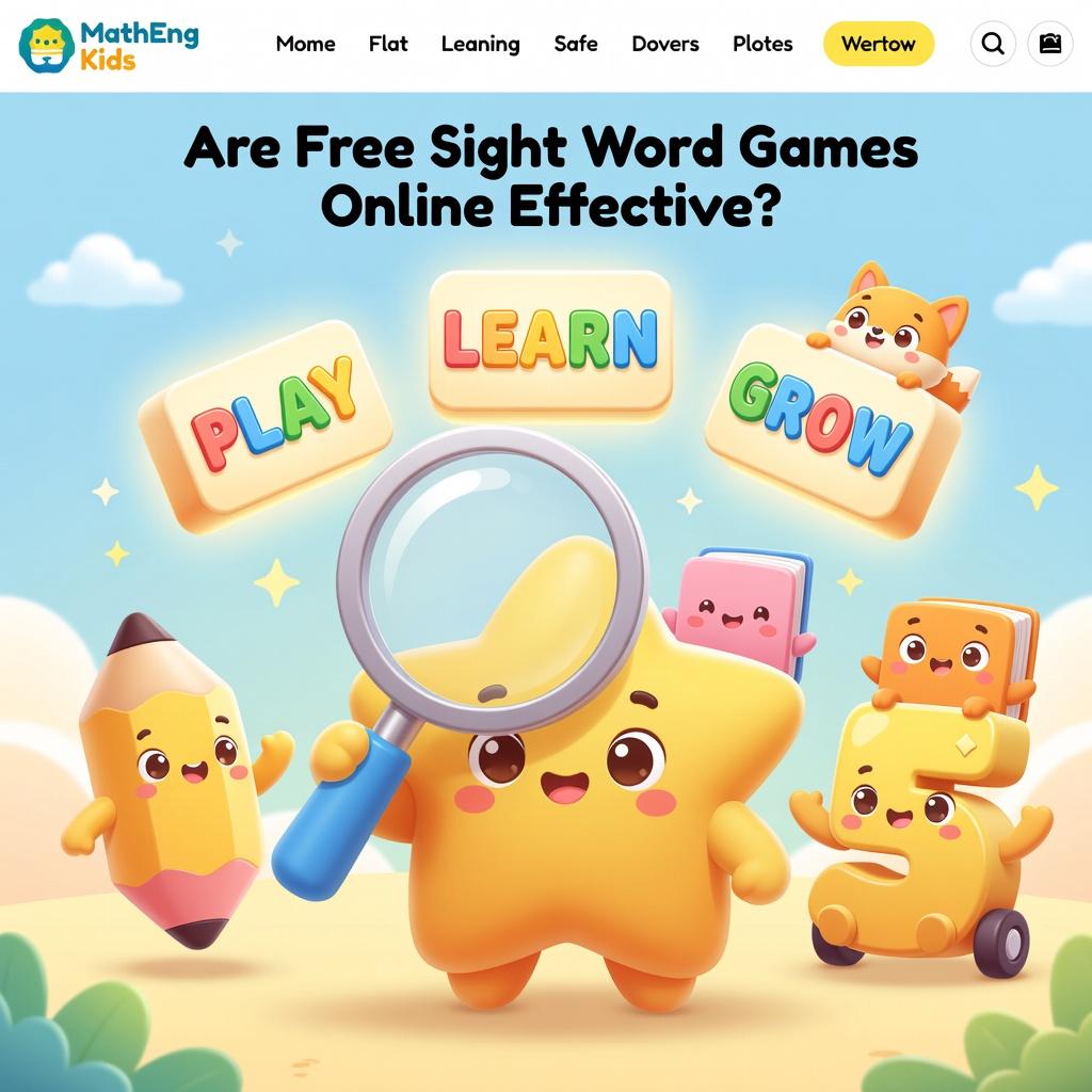 Sight Word Games online free activities