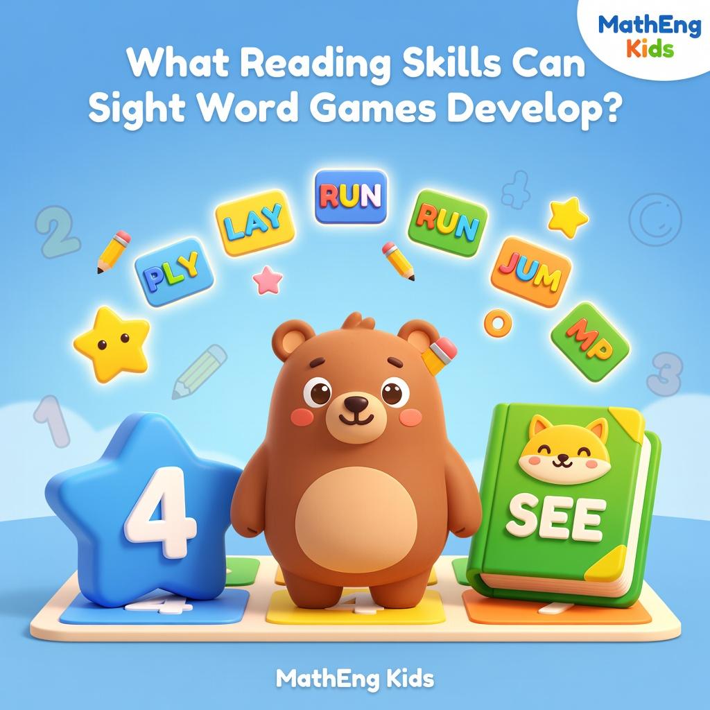 Sight Word Games for reading fluency and spelling