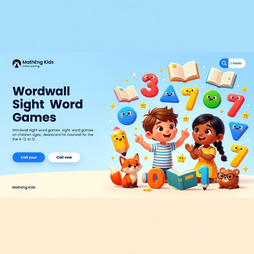 Sight Word Games using Wordwall-style activities