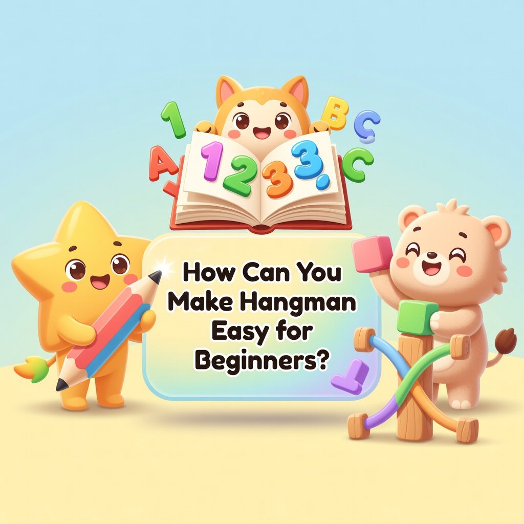 spelling games hangman easy version for beginner learners