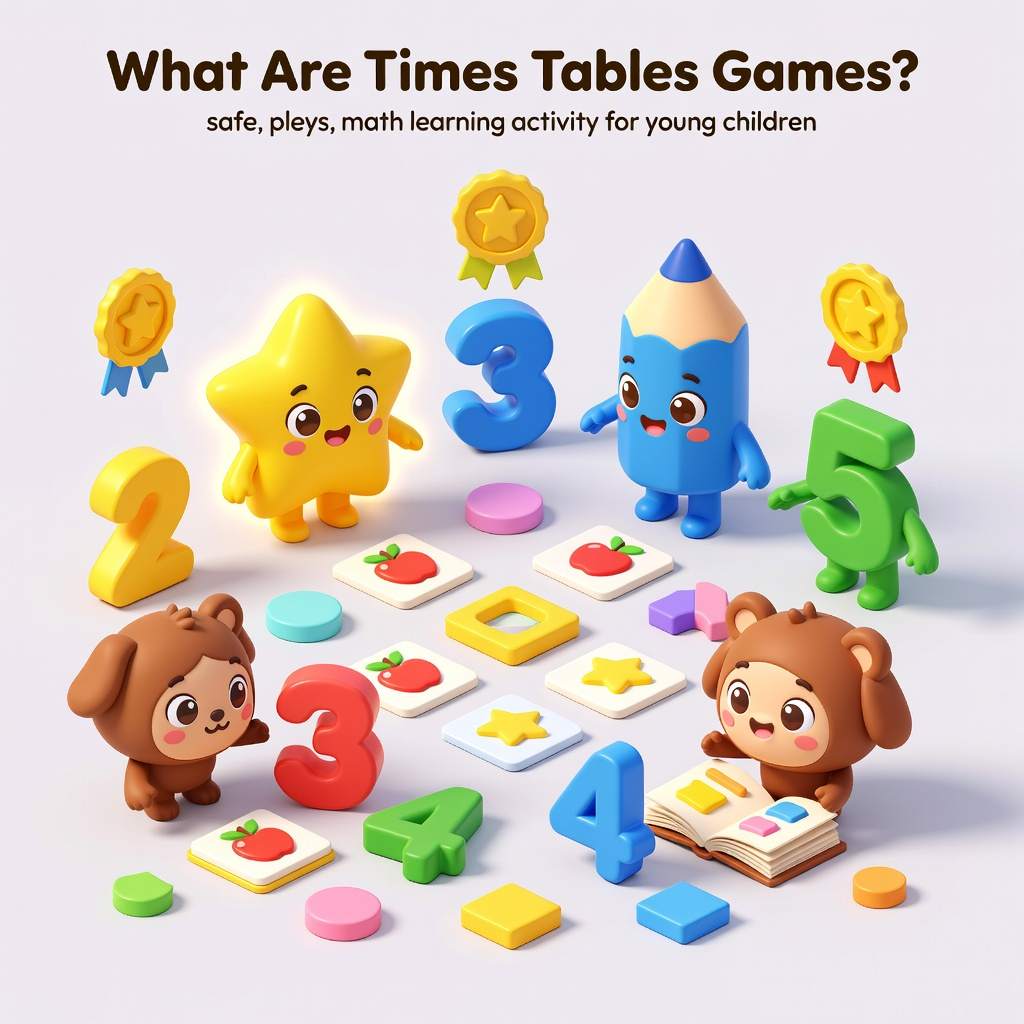 Times Tables Games learning overview for multiplication practice