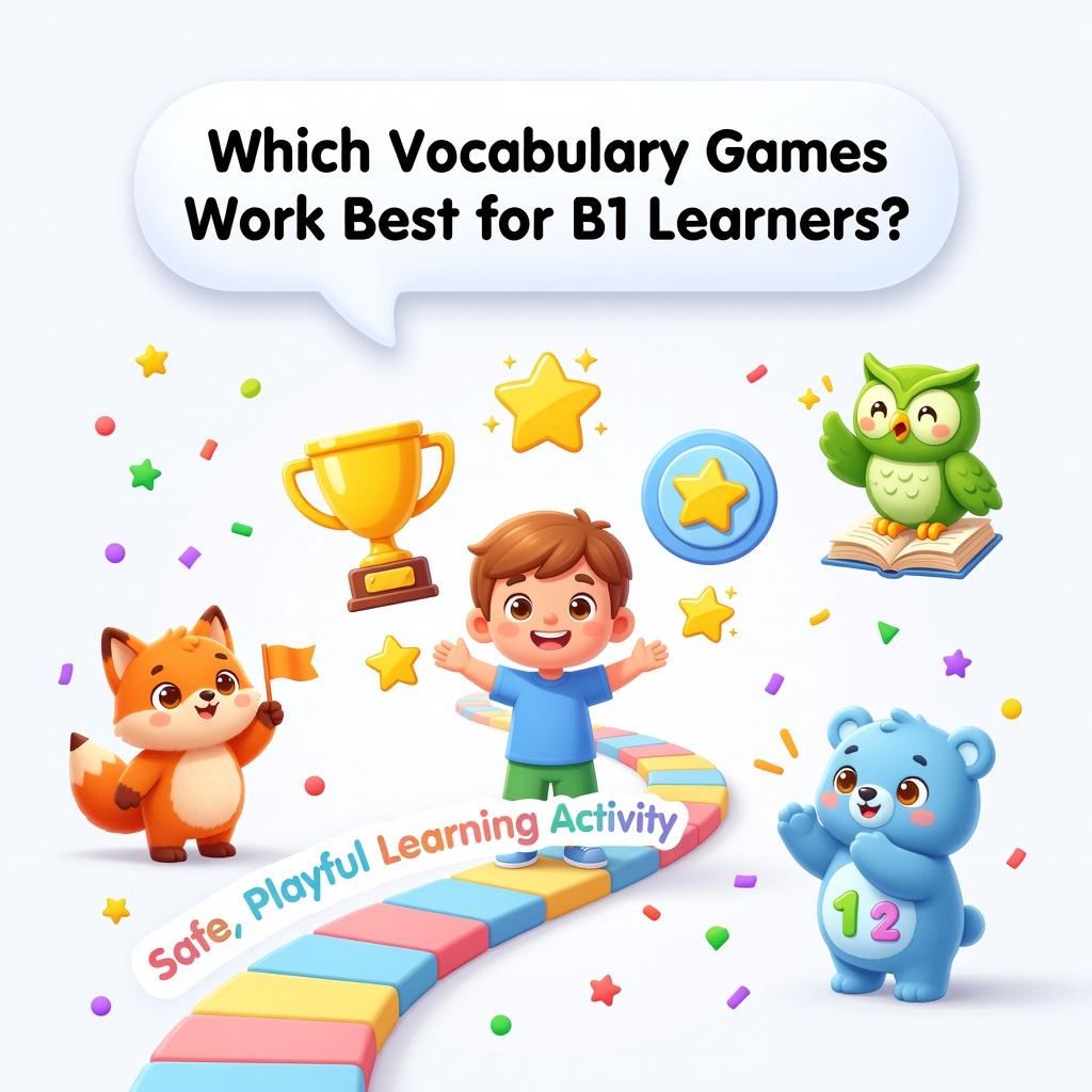 vocabulary building games for B1 English learners