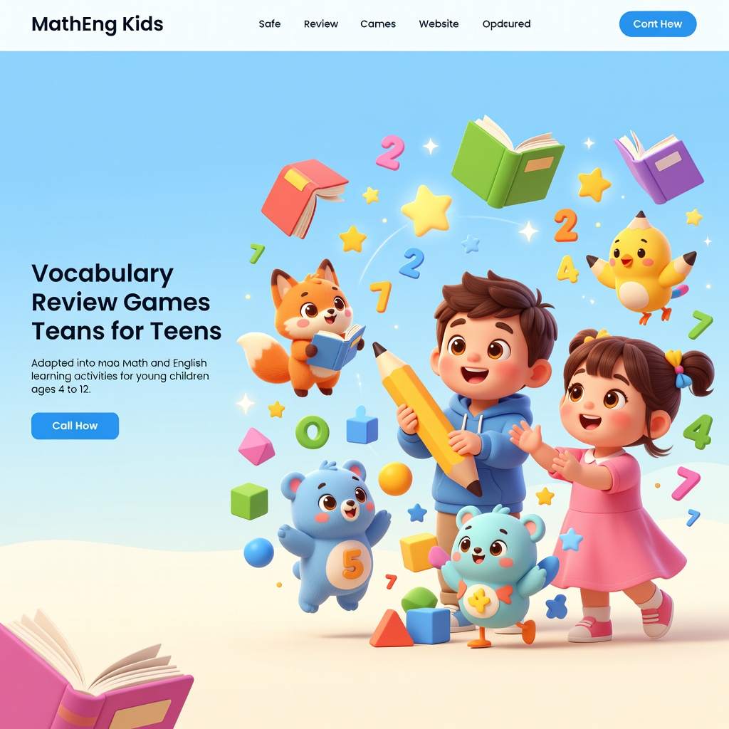 vocabulary review games for teens and high school students
