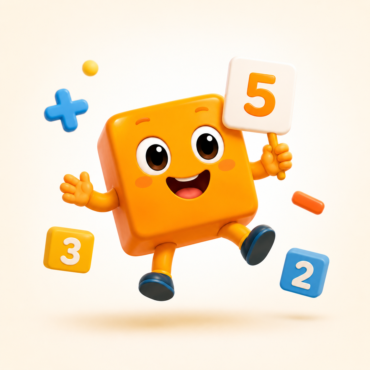 Math learning mascot